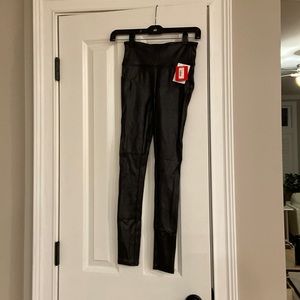 Spanx faux leather leggings
